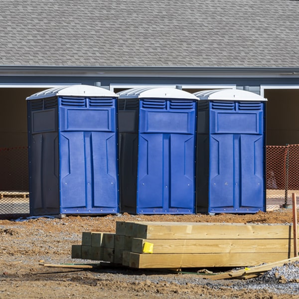 do you offer hand sanitizer dispensers inside the portable restrooms in Diaz AR